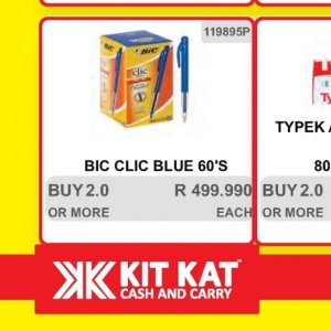  BIC at Kit Kat Cash&Carry