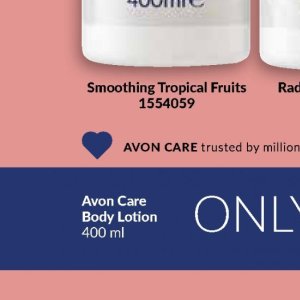 Body lotion at AVON