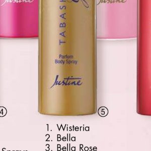 Body spray at Justine
