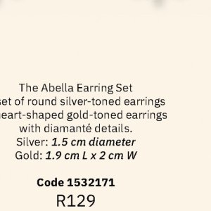 Earrings at Justine