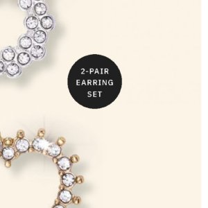 Earrings at Justine