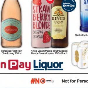 Liqueur at Pick n Pay Hyper