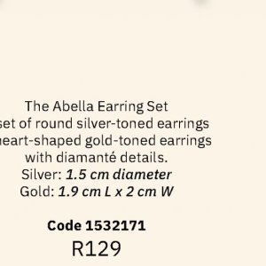 Earrings at Justine