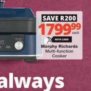 Cooker at Checkers