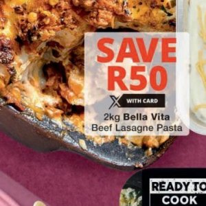 Lasagne at Checkers
