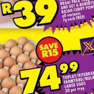 Eggs at Shoprite