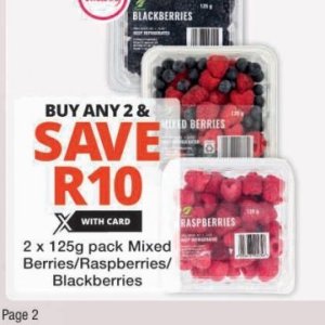 Raspberries at Checkers