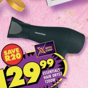Blow dryer at Shoprite