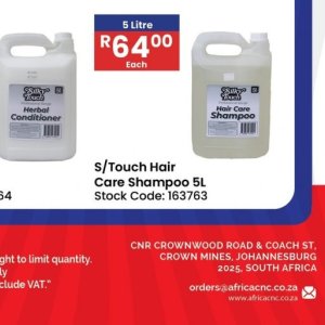 Shampoo at Africa Cash and Carry