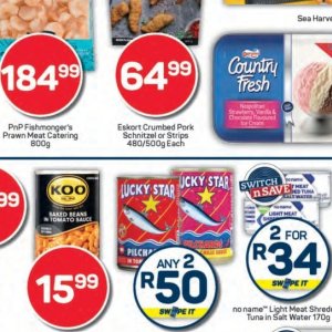 Schnitzel at Pick n Pay Hyper