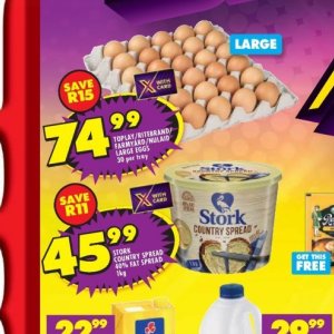 Eggs at Shoprite