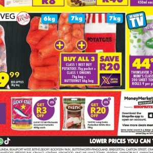 Potatoes at Shoprite