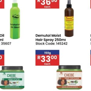 Hair spray at Africa Cash and Carry