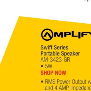 Portable speaker at OK Furniture