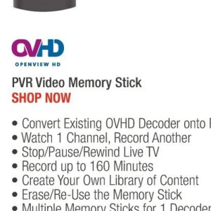 Digital TV decoder at OK Furniture