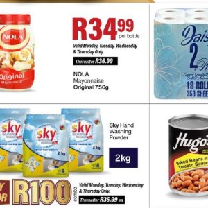 Mayonnaise at Take n Pay