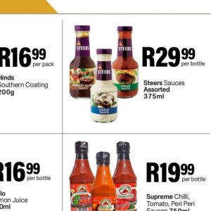 Sauces at Take n Pay