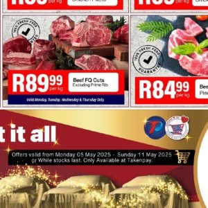 Beef at Take n Pay