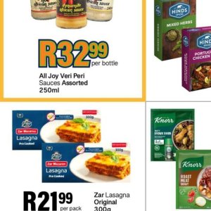 Sauces at Take n Pay