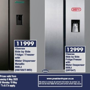 Refrigerator at President Hyper