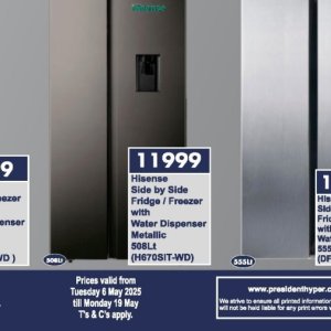 Refrigerator at President Hyper