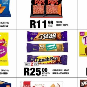 Chocolate at Take n Pay