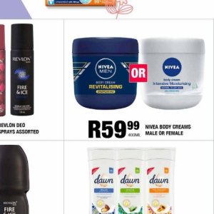Body cream nivea  at Take n Pay