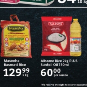 Rice at Oxford freshmarket