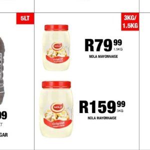 Mayonnaise at Take n Pay