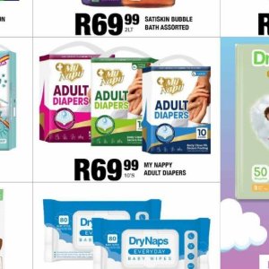 Diapers at Take n Pay