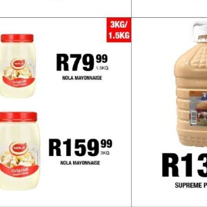Mayonnaise at Take n Pay