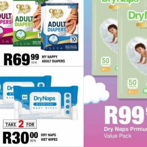 Diapers at Take n Pay