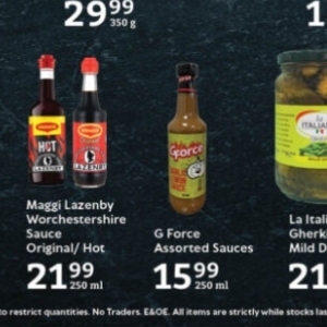 Sauces at Oxford freshmarket
