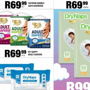 Diapers at Take n Pay