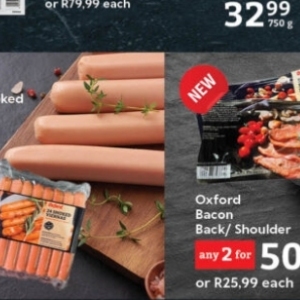 Bacon at Oxford freshmarket