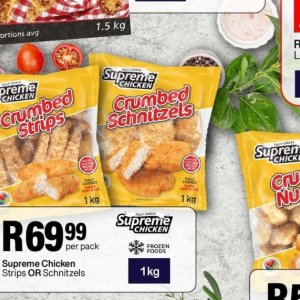 Schnitzel at Take n Pay