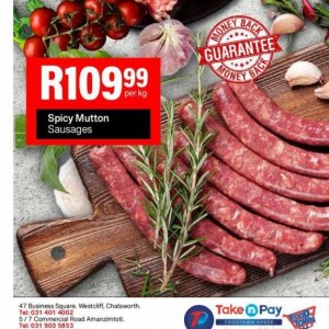 Sausages at Take n Pay