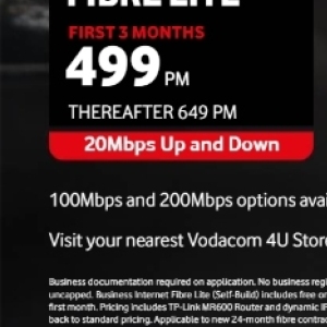 Router at Vodacom4U