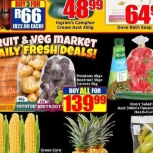Carrots at Three Star Cash and Carry