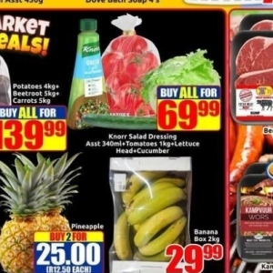 Cucumbers at Three Star Cash and Carry