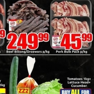 Pork at Three Star Cash and Carry