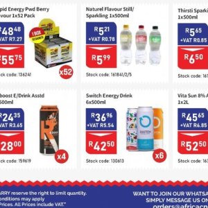 Switch at Africa Cash and Carry