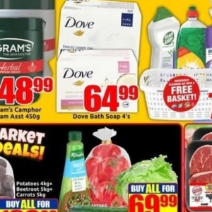 Soap dove  at Three Star Cash and Carry