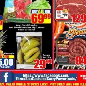 Box at Three Star Cash and Carry