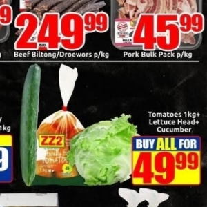 Tomatoes at Three Star Cash and Carry