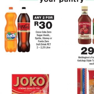Fizzy drink at OK Foods
