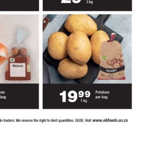 Potatoes at OK Foods