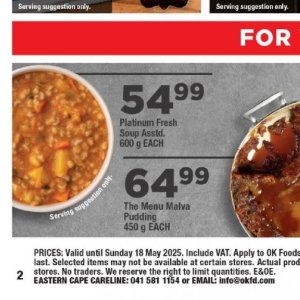 Soup at OK Foods