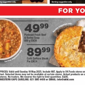 Soup at OK Foods