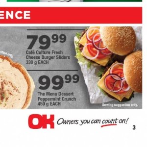 Dessert at OK Foods